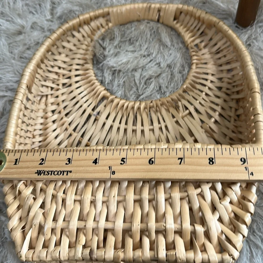 Vintage Woven Lightweight Decorative‎ Wall Basket Boho